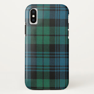 Tartan Fabric Coque-Mate Tough iPhone X Coque