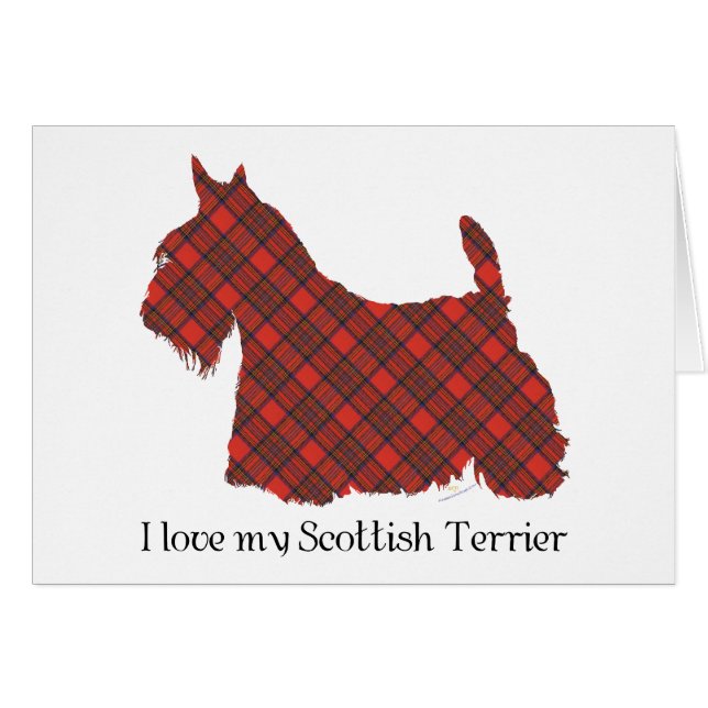Tartan Hepburn Terrier Écossais (Devant horizontal)