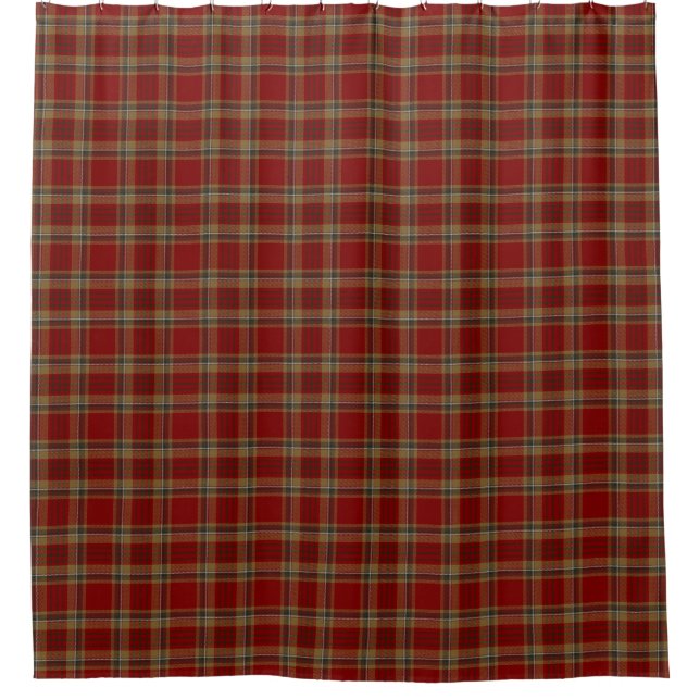 Tartan irlandais Tartan rideau de douche du comté  (Devant)