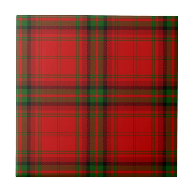 tartan MacDougall rouge vert carreaux (Devant)
