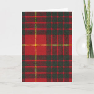 Tartan moderne de clan de Cameron de carte de