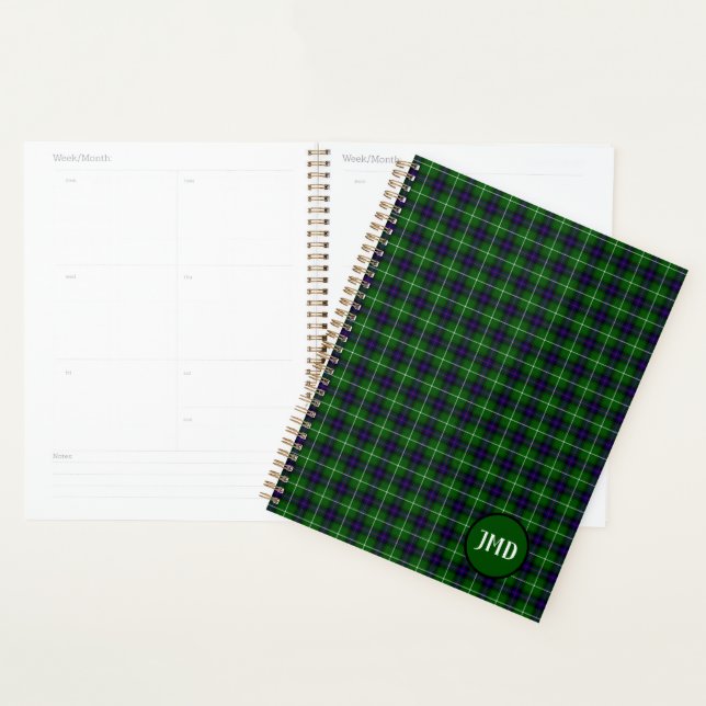 Tartan Monogramme MacDonald Écossais   (Devant avec enveloppe)