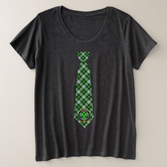 Tartan Necktie irlandais Ahearne/Aherne (Design devant)