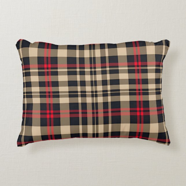 Tartan Plaid Coussin (Devant)
