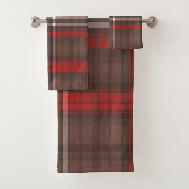 Tartan Plaid Rouge Traditionnel Collection tendanc (En situation)