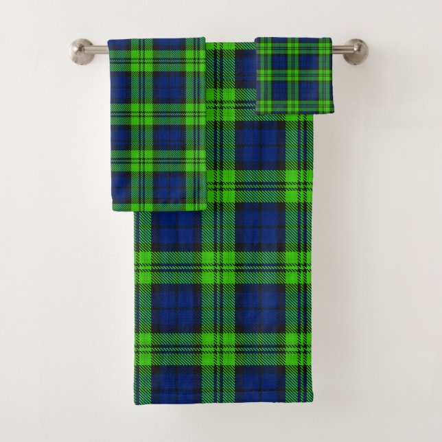 Tartan plaqué Blackwatch (En situation)