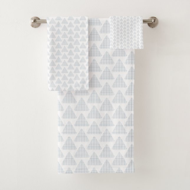 Tartan Triangles bleu (En situation)