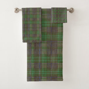 Tartan Vert de Cabine en Forêt