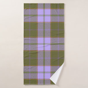 Tartan vert et violet Plaid écossais sans fil Pa
