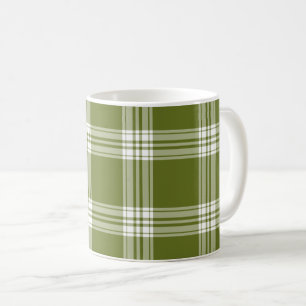 Tartan vert moderne Plaid Mug café