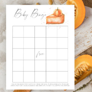 Tarte à la citrouille - Jeu Baby Bingo