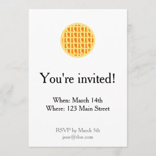 Tarte Citrouille en treillis - Invitation Pi Day