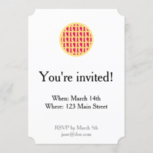 Tarte framboise en treillis - Invitation à la jour