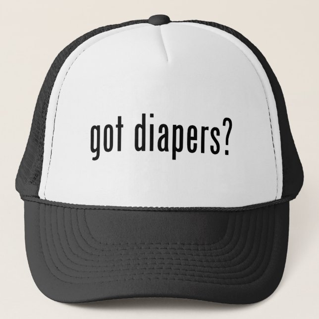 T'AS DES DIAPERS ? CASQUETTE TRUCKER (Devant)