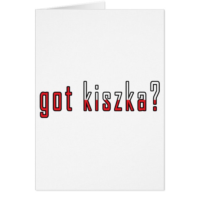 t'as du kiszka ? Drapeau (Devant)