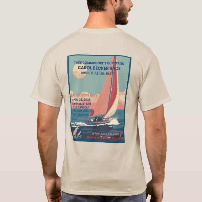 TASS Carol Becker T-Shirt de course (Dos)