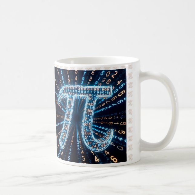 Tasse π Futuriste – Cadeau de la Journée Pi du 14  (Droite)
