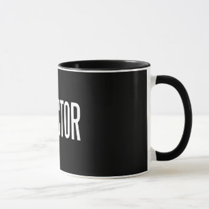 Tasse 11 once (édition noire) de sonnerie de