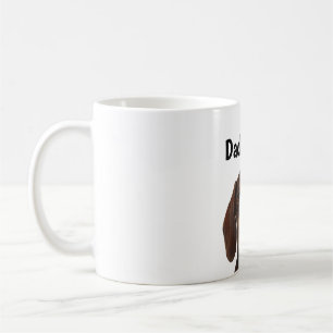 Tasse 11oz avec enveloppement complet Dachshund ré