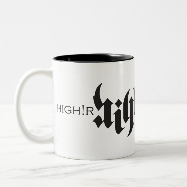 Tasse 11oz créative de High'r (Gauche)