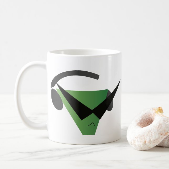 Tasse 11oz en céramique classique de ReeZen par (Avec donut)