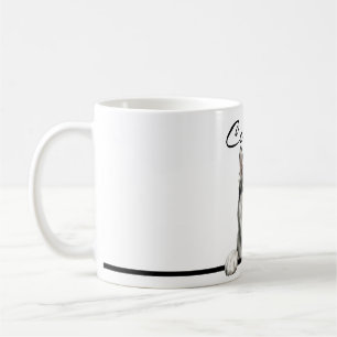 Tasse 11oz Semi-Réaliste Husky Sibérien Full Wrap