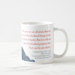 Tasse #14 "charité " de Calvin Coolidge