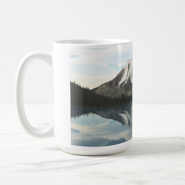 Tasse 14oz avec l'image "Macgillycuddy's Peak" (Gauche)