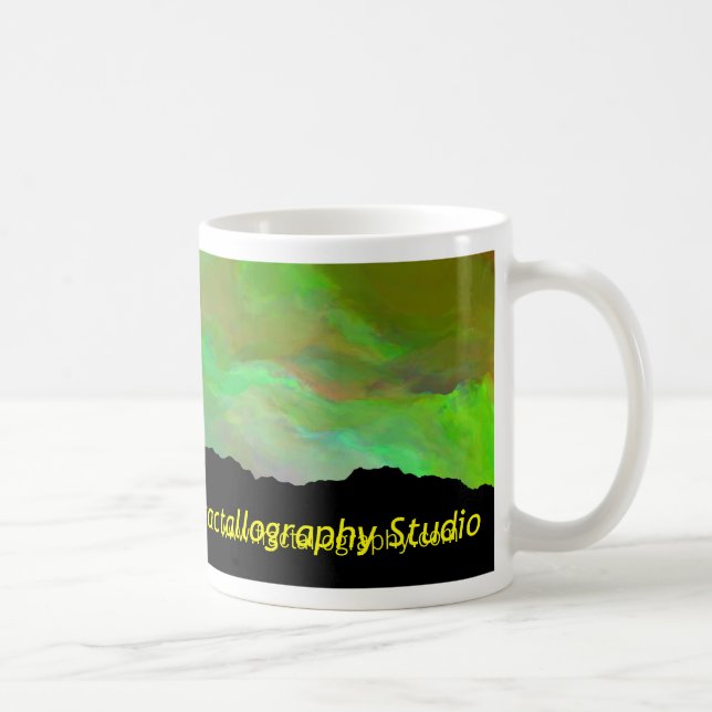 Tasse 15oz de studio de Fractallography - (Droite)
