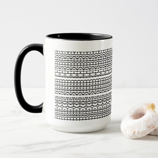 Tasse 15oz Message Caché Drôle Besoin de Financeme (Avec donut)