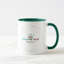 Tasse 15oz (vert) de wow