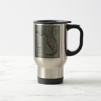 Tasse 1823 de voyage de carte de la Floride