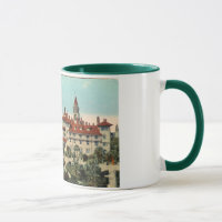tasse 1910 de carte postale d'hôtel du maquereau