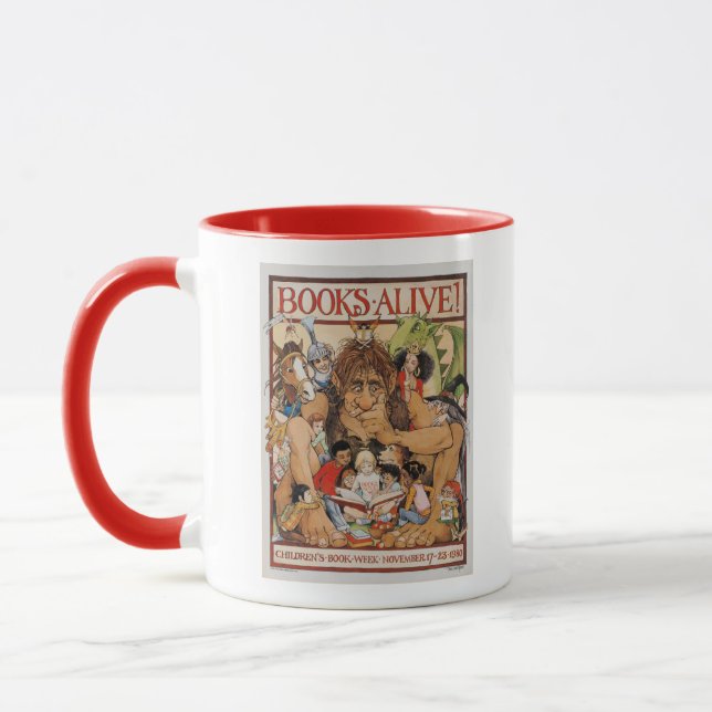 Tasse 1980 de la semaine du livre des enfants (Gauche)