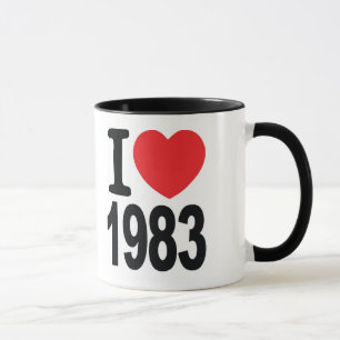Tasse 1983 de café d'amour de la Réunion I de
