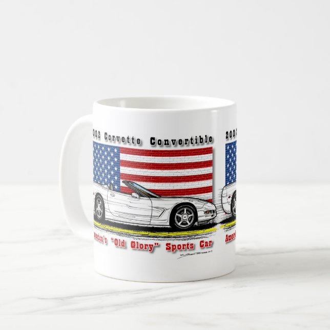 Tasse 2002 de café convertible de Corvette (Devant gauche)