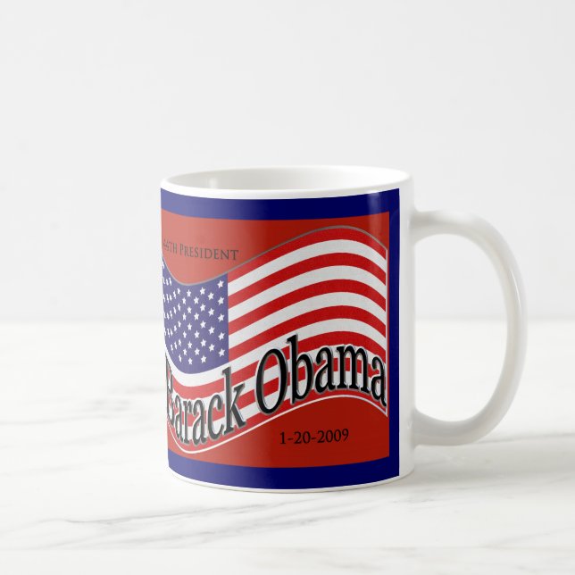 Tasse 2009 de photo d'inauguration d'Obama (Droite)