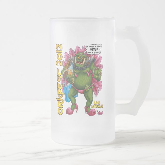 Tasse 2012 de bière d'Orkfest (Droit)