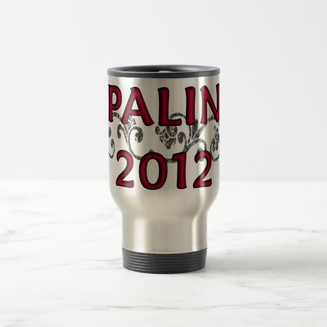 Tasse 2012 de café de voyage de vigne de Palin (Centre)
