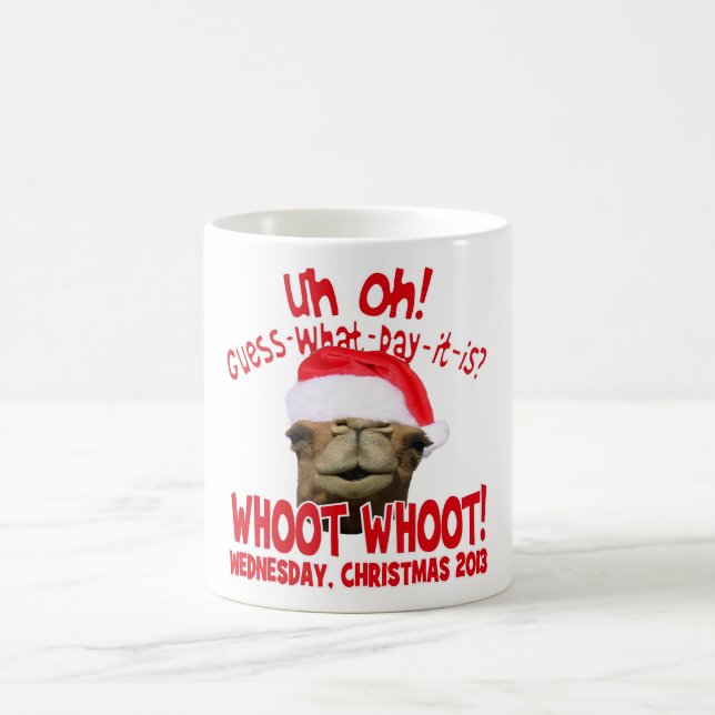 Tasse 2013 de café de Noël de chameau de journée (Centre)