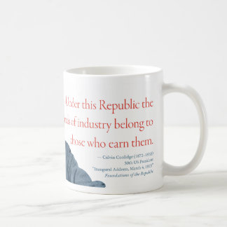 Tasse #20 "récompenses de Calvin Coolidge