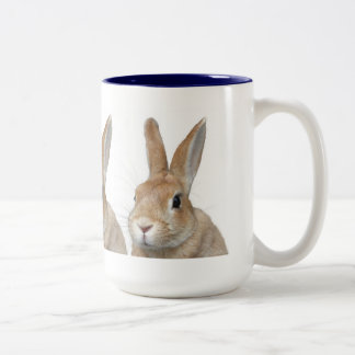 TASSE 2 COULEURS ウサギ