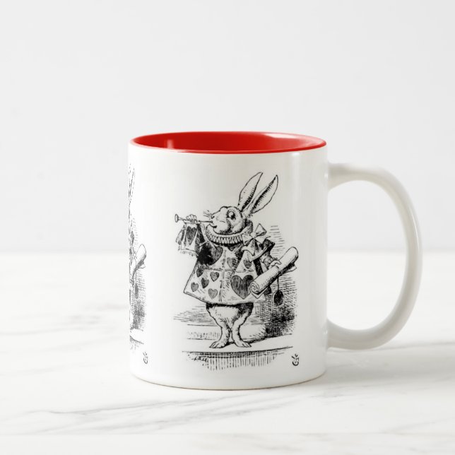 Tasse 2 Couleurs ウサギ、“ Alice's Adventures in Wonderland ” (Droit)