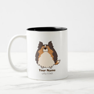 TASSE 2 COULEURS シェルティ「シェルたま」<名入れ>