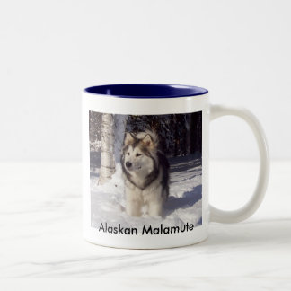 Tasse 2 Couleurs 100_5815, Malamute d'Alaska