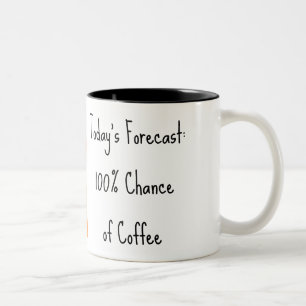 Tasse 2 Couleurs 100% de chance de café-Mug