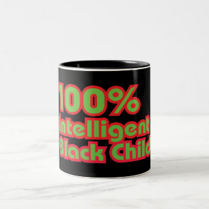 Tasse 2 Couleurs 100% Enfant noir intelligent