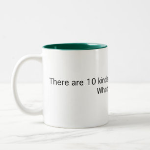 Tasse 2 Couleurs 10 genres de personnes : Ce qui ?