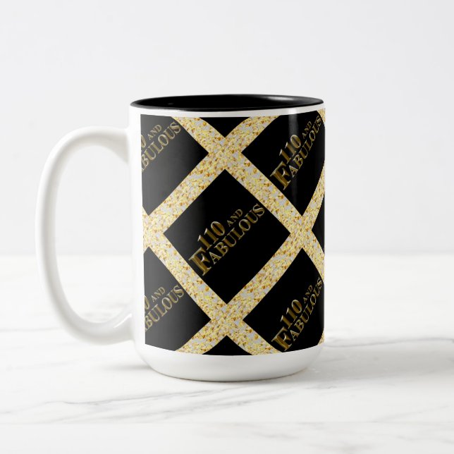 Tasse 2 Couleurs 110 Anniversaire  (Gauche)