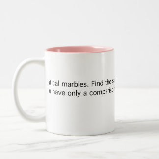 Tasse 2 Couleurs 12 marbres identiques